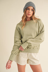 Giselle Exposed Stitch Pullover