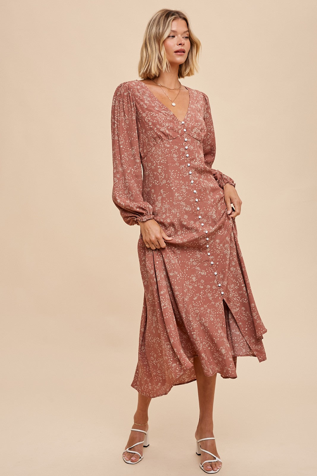 long sleeve button down maxi dress Oversized Maxi Shirt Dress