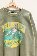 Load image into Gallery viewer, Vintage Yellowstone Pullover Sweatshirt
