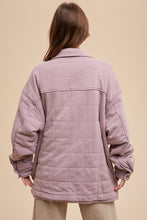 Load image into Gallery viewer, Ryah Oversized Quilted Button Down Jacket