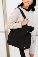 Load image into Gallery viewer, Skylar Nylon Side-Cinch Travel Carry On Gym Tote