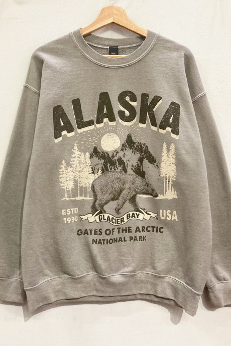 Alaska Glacier Bay Pullover Sweatshirt