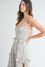 Load image into Gallery viewer, Reagan Ruffle Tier Floral Maxi Dress