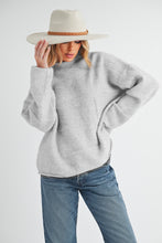 Load image into Gallery viewer, Rory Mock Neck Sweater - Grey