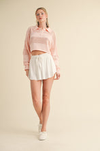 Load image into Gallery viewer, Keira Open Knit Rugby Polo Top