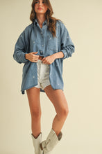 Load image into Gallery viewer, Lexi Embroidered Chambray Button Down Shirt