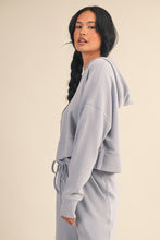 Load image into Gallery viewer, Basic Scuba Knit Cropped Hoodie