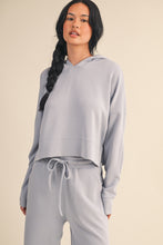 Load image into Gallery viewer, Basic Scuba Knit Cropped Hoodie