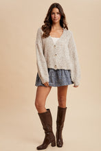Load image into Gallery viewer, Aileen Wool Blend Boucle Button Down Cardigan