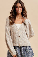Load image into Gallery viewer, Aileen Wool Blend Boucle Button Down Cardigan