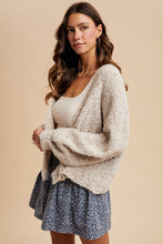Load image into Gallery viewer, Aileen Wool Blend Boucle Button Down Cardigan