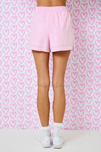 Load image into Gallery viewer, Cora Gingham Plaid Boxer Shorts - Pink
