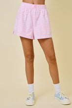 Load image into Gallery viewer, Cora Gingham Plaid Boxer Shorts - Pink