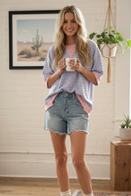 Load image into Gallery viewer, Keira Striped Boxy T-Shirt