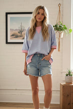 Load image into Gallery viewer, Keira Striped Boxy T-Shirt