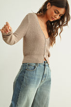 Load image into Gallery viewer, Aubree Deep V Cardigan