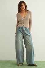 Load image into Gallery viewer, Aubree Deep V Cardigan