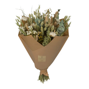 Large Classic Dried Flower Bouquet - Natural, Green