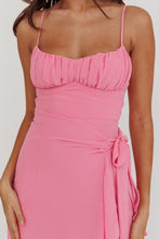 Load image into Gallery viewer, Clara Pink Chiffon Asymmetrical Waterfall Dress