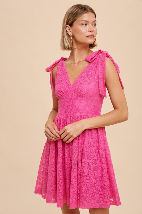 Kyla Floral Lace Fit and Flare Skater Dress