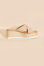 Load image into Gallery viewer, Platform Slide Espadrille Sandals