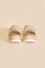 Load image into Gallery viewer, Platform Slide Espadrille Sandals