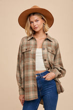Load image into Gallery viewer, Christie Oversized Flannel Shirt
