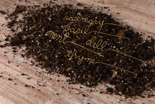Load image into Gallery viewer, Gold Metal Wire Garden Labels