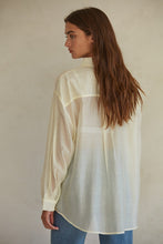 Load image into Gallery viewer, Athena Sheer Lyocell Button Down Shirt