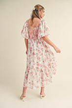 Load image into Gallery viewer, Mia Smocked Floral Puff Sleeve Maxi Dress, Preorder