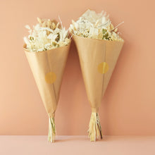 Load image into Gallery viewer, Dried Flowers Field Bouquet - White &amp; Neutral