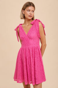 Kyla Floral Lace Fit and Flare Skater Dress