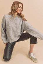 Load image into Gallery viewer, Rory Mock Neck Sweater - Grey