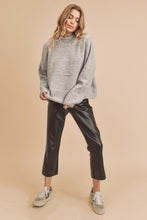 Load image into Gallery viewer, Rory Mock Neck Sweater - Grey