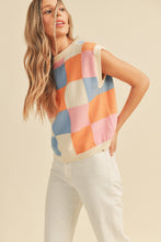 Load image into Gallery viewer, Miranda Checkered Sweater Vest