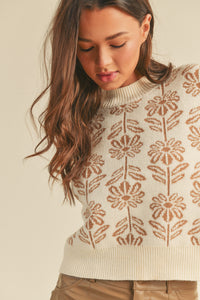 Oasis Cuffed Floral Sweater