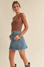 Load image into Gallery viewer, Maddie Sheer Lace Top - Copper