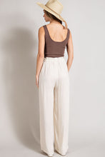 Load image into Gallery viewer, Kylie Drawstring Linen Pants - Oatmeal