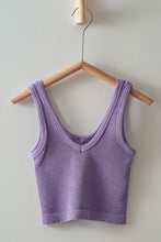 Load image into Gallery viewer, Mia Seamless Ribbed Crop Tank