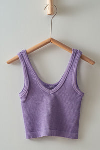 Mia Seamless Ribbed Crop Tank