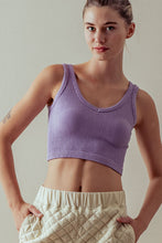 Load image into Gallery viewer, Mia Seamless Ribbed Crop Tank