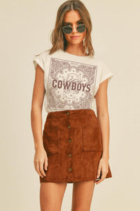 Wild West Cowboys Paisley Graphic Tee