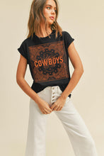 Load image into Gallery viewer, Wild West Cowboys Paisley Graphic Tee