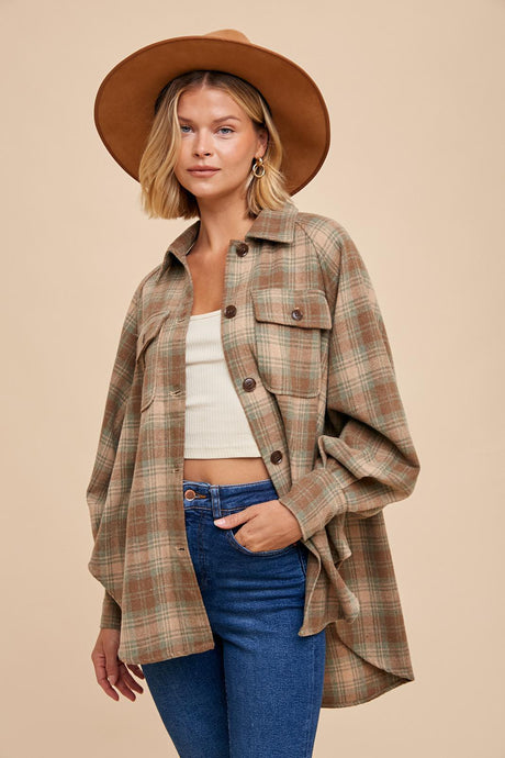 Christie Oversized Flannel Shirt