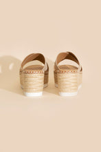 Load image into Gallery viewer, Platform Slide Espadrille Sandals