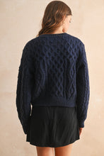 Load image into Gallery viewer, Charmaine Cable Knit Baby Cardigan