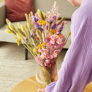 Dried Flowers Field Bouquet - Blossom Lilac