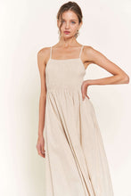 Load image into Gallery viewer, Cassie Smocked Criss Cross Midi Dress