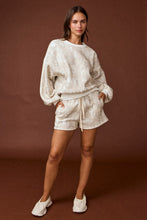 Load image into Gallery viewer, Cozy Camouflage Sweatshirt &amp; Shorts Lounge Set