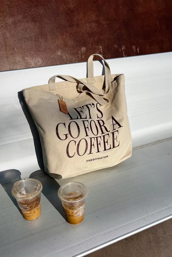Coffee Market Tote Bag